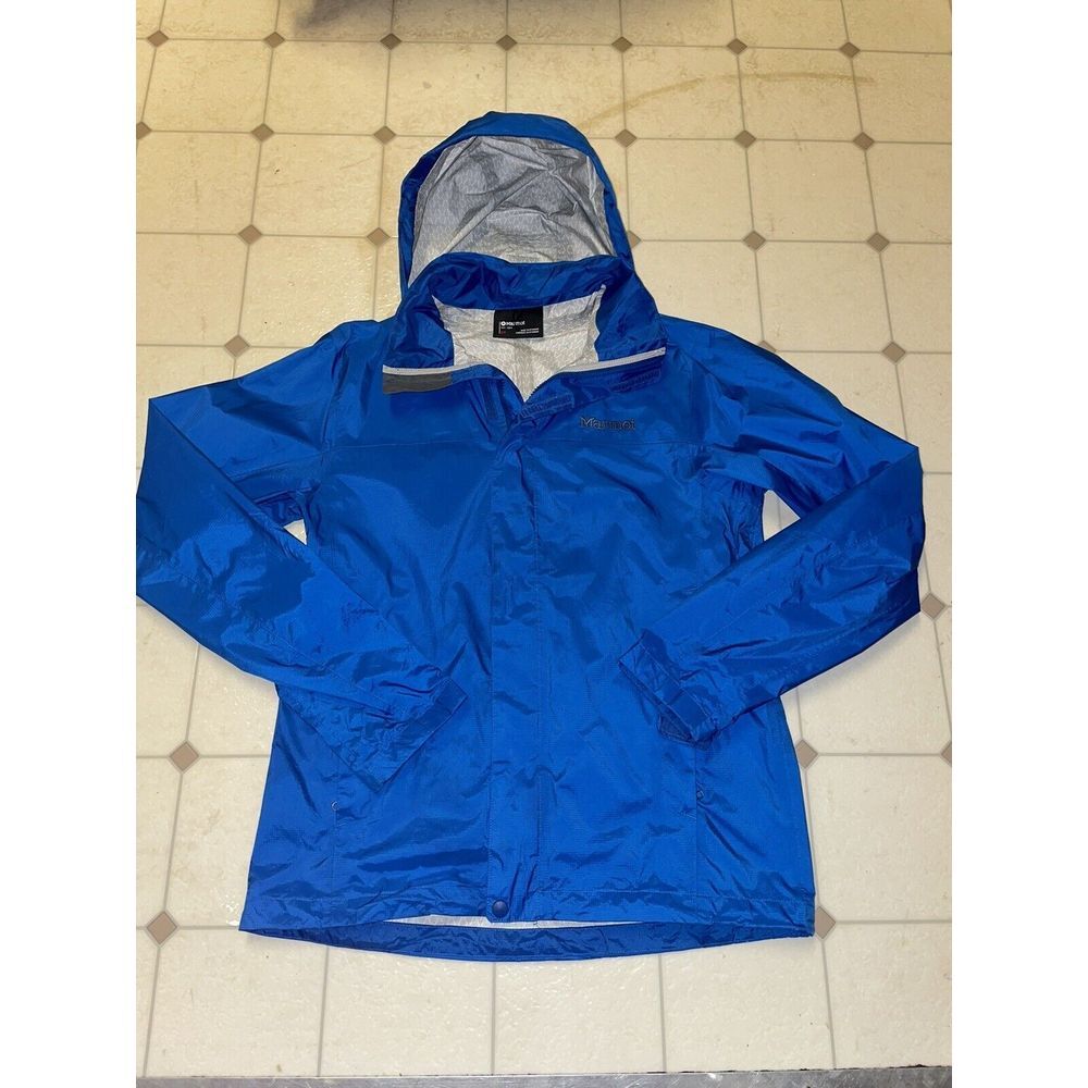 Marmot Windbreaker‎ Jacket Men's Size Small Hooded Hiking Outdoor Packable Coat